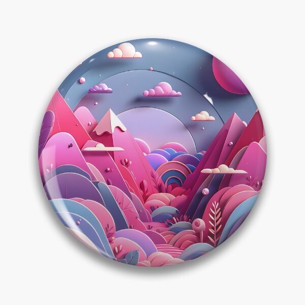 Item preview, Pink dream world made of paper designed and sold by DirtyHandz.