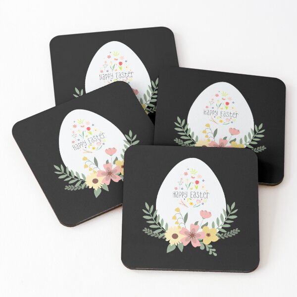 Item preview, Happy Easter - Easter Egg With Flowers designed and sold by made4noise.
