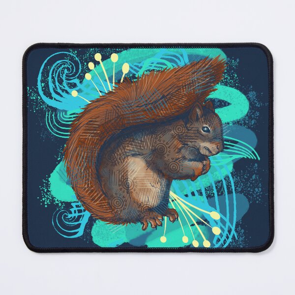 Item preview, Squirrel Maximalist Illustration designed and sold by Free-Spirit-Meg.