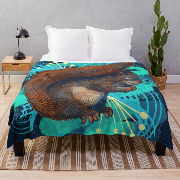 Item preview, Squirrel Maximalist Illustration designed and sold by Free-Spirit-Meg.