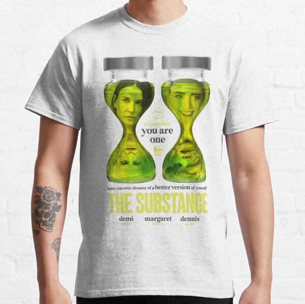 Item preview, The Substance Hourglass - Light T-shirt designed and sold by CineFeelDesign.