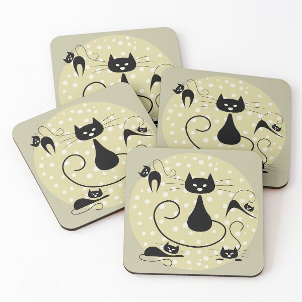Item preview, Polka Dot Kitties designed and sold by TurquoiseBird.
