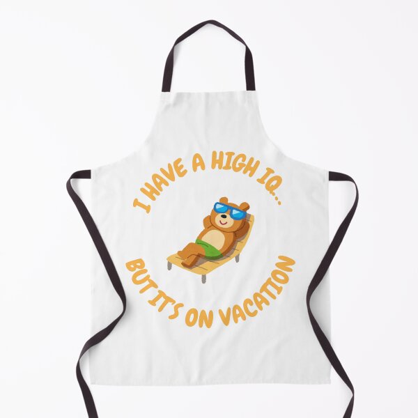 Item preview, High IQ on Vacation – Relaxing designed and sold by LessIsArt.