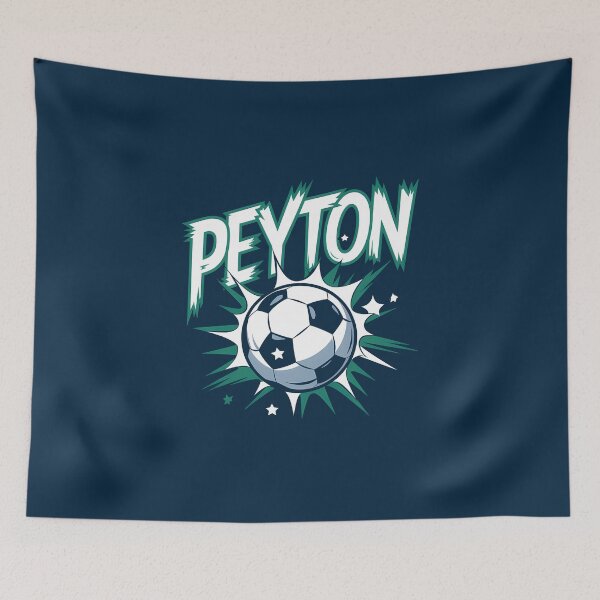 Item preview, Peyton name, Funny Gifts for a Football Player designed and sold by MikeKart.