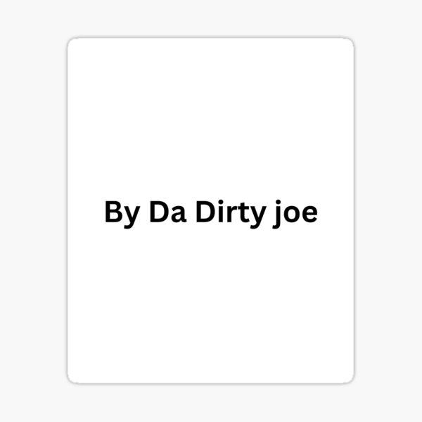 Vista previa del artículo con la obra «Joe sucio», diseñado y vendido por Every Knee.