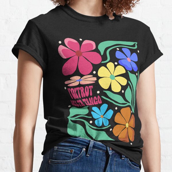 Vista previa del artículo con la obra «FDT Anti Trump Foxtrot Delta Tango, Sutil Fck Trump Flower, Regalo para Demócrata, Fck Trump Progressive Liberal Flower», diseñado y vendido por Annie Tong.