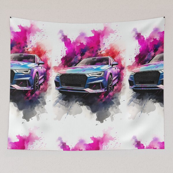 Item preview, Vibrant Watercolor Style Capturing Sports Family Estate Car designed and sold by RevUpDesign.