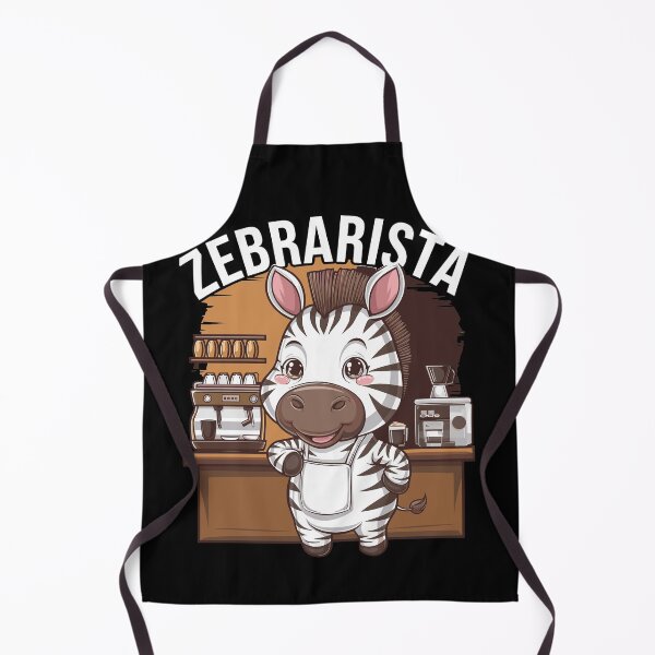 Item preview, Zebrarista Zebra Barista for coffee lovers designed and sold by SubtleSplit.