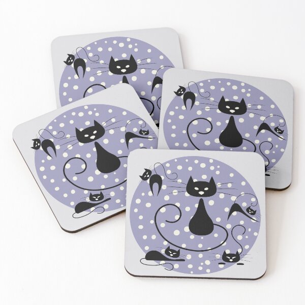 Item preview, Polka Dot Kitties designed and sold by TurquoiseBird.