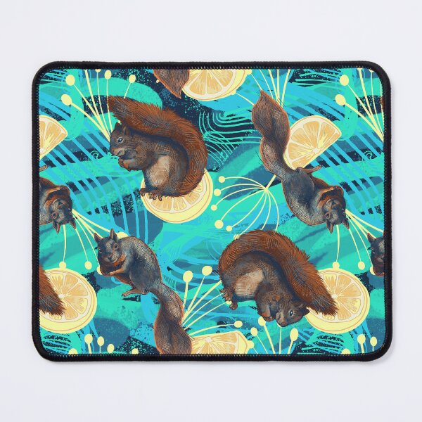Item preview, Squirrels and Lemons Pattern designed and sold by Free-Spirit-Meg.