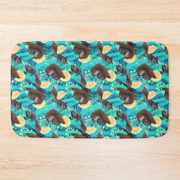 Item preview, Squirrels and Lemons Pattern designed and sold by Free-Spirit-Meg.