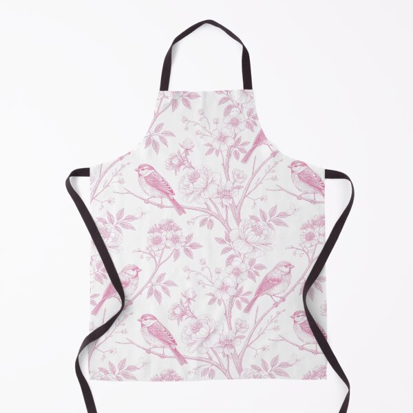 Item preview, Toile de Jouy, Vintage Bird Floral, Pink Chinoiserie Pattern French Toile Floral designed and sold by Sasikharn.