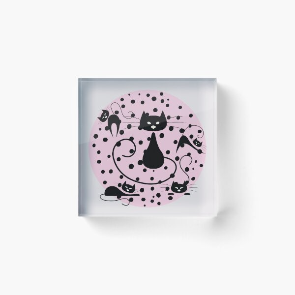 Item preview, Polka Dot Kitties designed and sold by TurquoiseBird.