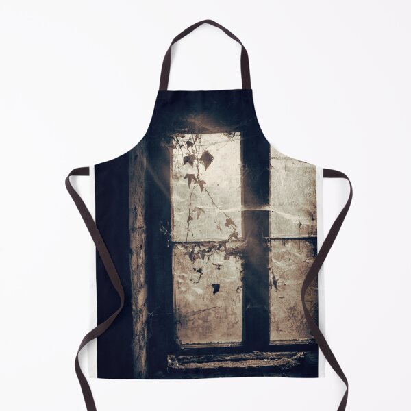 Item preview, Mystical Abandoned Window: Ivy and Cobwebs Create Haunting Ambiance designed and sold by PygmyTitan Photo.
