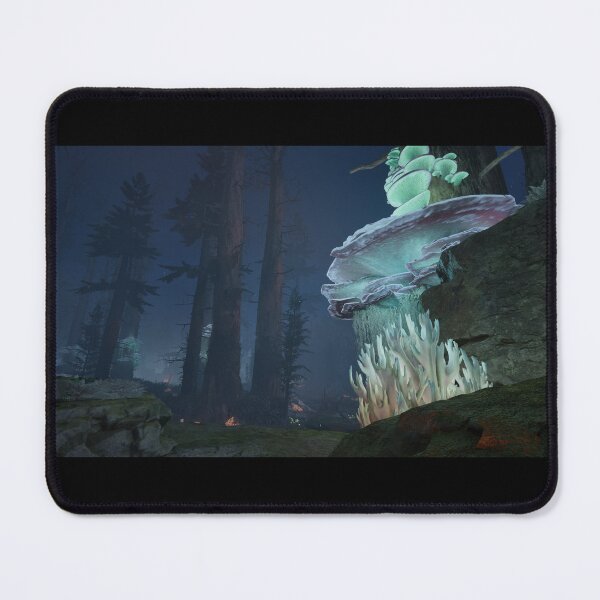 Item preview, Avowed Video Game Living Landscape Edit 4 Nightime Mushrooms designed and sold by PatrickSteel.