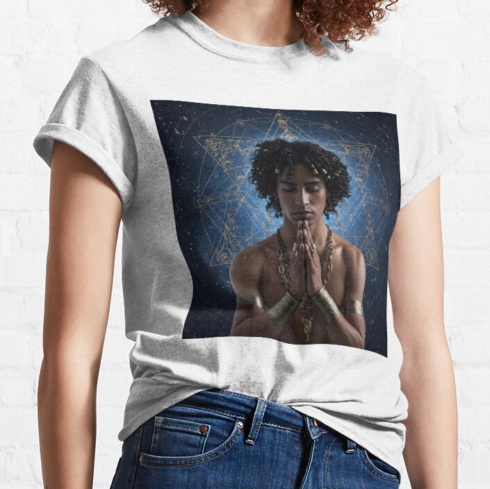 Boy Praying His Divinities Classic T-Shirt