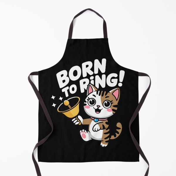 Item preview, Born To Ring, Cat Handbell Ringer designed and sold by SubtleSplit.
