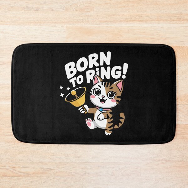 Item preview, Born To Ring, Cat Handbell Ringer designed and sold by SubtleSplit.