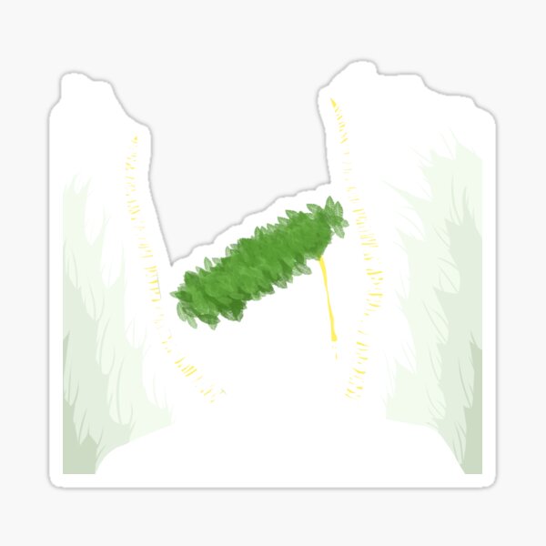 Item preview, Green angel crying golden tears designed and sold by Helaia.