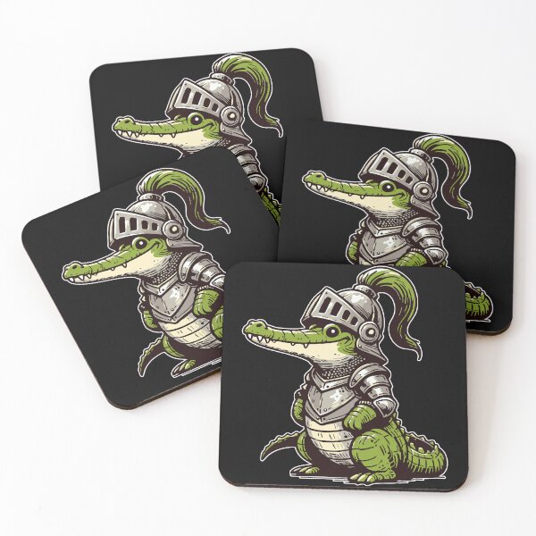 Item preview, Crocodile Knight Medieval designed and sold by TomFrontierArt.