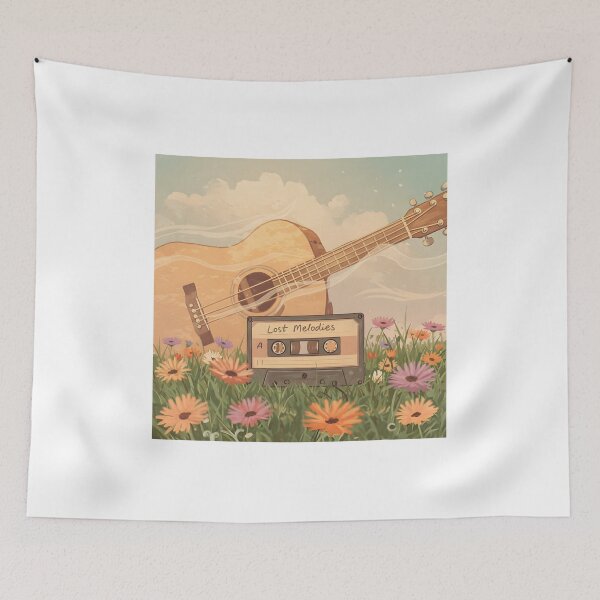 Item preview, Lost Melodies in Bloom – Nostalgic Music Artwork designed and sold by Hooodify.