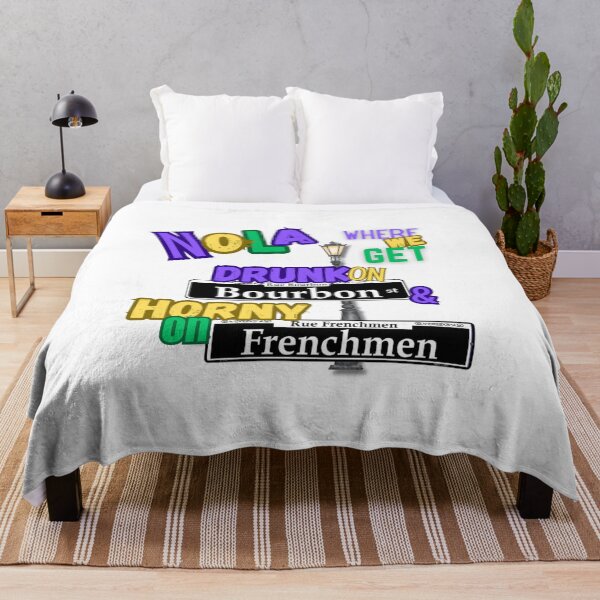 Item preview, Funny Nola Streets T-Shirt | New Orleans Mardi Gras Hoodie | Big Easy Parade and Jazz Fest Gear designed and sold by MerchMaid1981.