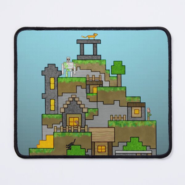 Item preview, Inktober 2024: Village designed and sold by LuntaNChaos.
