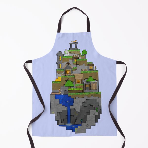 Item preview, Inktober 2024: Village designed and sold by LuntaNChaos.