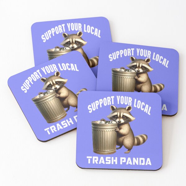 Item preview, Support Your Trash Panda V2 designed and sold by DigitalandPhoto.