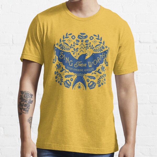 Item preview, Down Syndrome Advocate Sing Their Worth- Blue designed and sold by KWkindcreations.