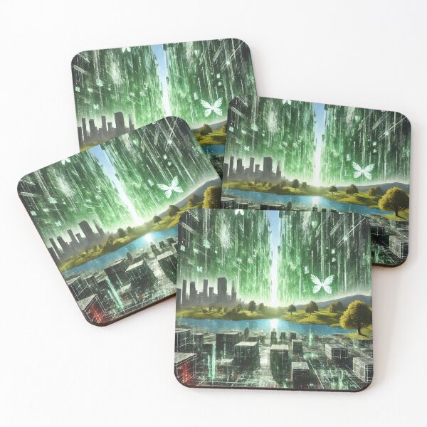 Item preview, The Fractured Code: Beyond the Veil of Reality designed and sold by AbstractAnom.