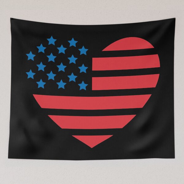 Item preview, American Flag Heart designed and sold by PaulSDesign.