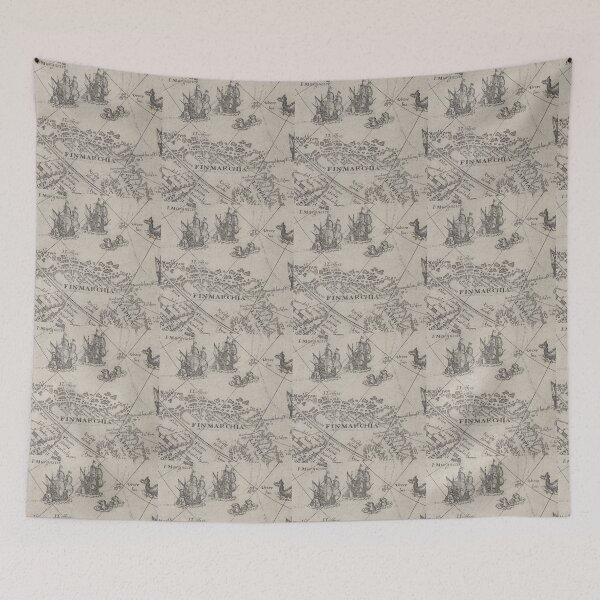 Item preview, Vintage drawing of ship and seals designed and sold by AuroraSalmon.