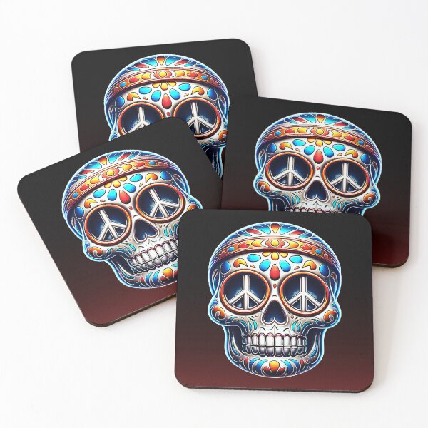 Item preview, Hippie Calavera designed and sold by Nomadic Spirit Studios.