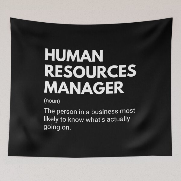 Item preview, Human Resources Manager Funny Work Definition designed and sold by CuteLovelyDesigns.