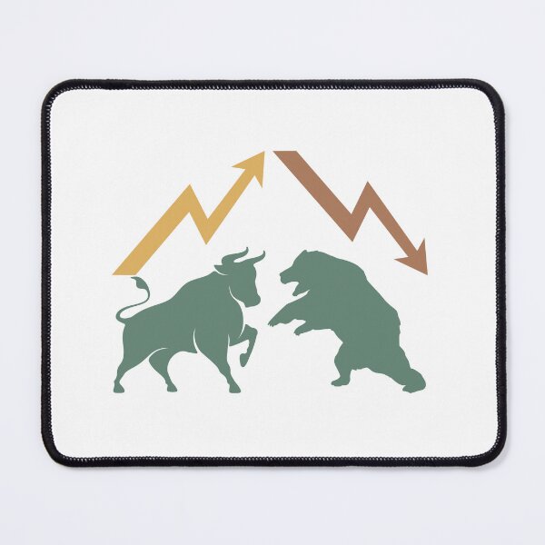 Item preview, Bull & Bear: The Market Duel, funny, gifts, trading, you,  designed and sold by Ewelina  Niemiec.