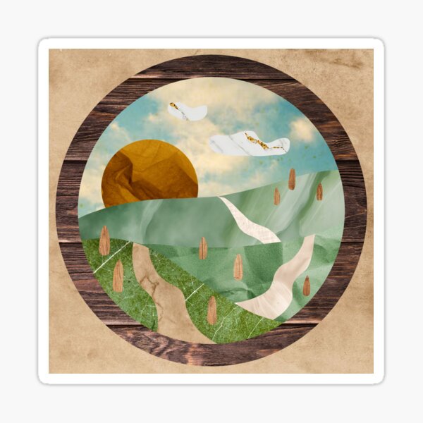 Item preview, Hillside Road Landscape designed and sold by JadeBunnyDesign.