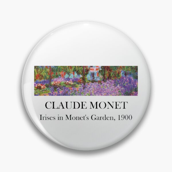 Artikelvorschau, Claude Monet - Schwertlilien in Monets Garten entworfen und verkauft von Damagaro.