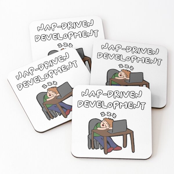 Item preview, Nap-Driven Development Sleepy Code Guy designed and sold by KatelynMitalski.