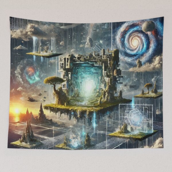Item preview, Multiversal Nexus: Gateways Beyond Time designed and sold by AbstractAnom.