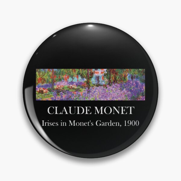 Artikelvorschau, Claude Monet - Schwertlilien in Monets Garten entworfen und verkauft von Damagaro.