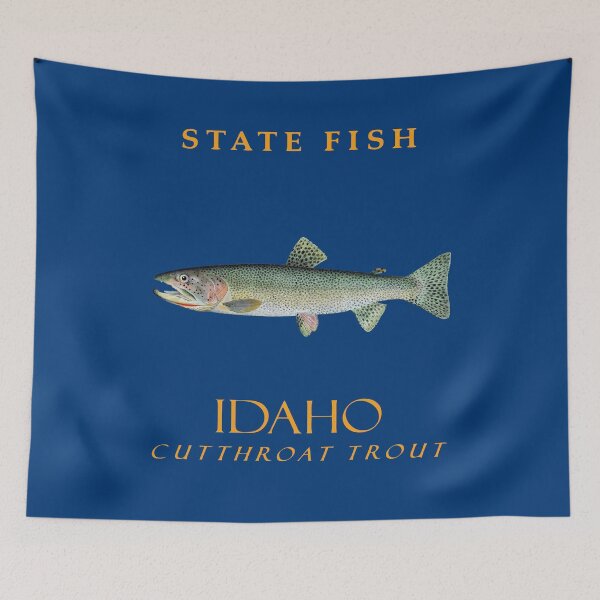 Item preview, Idaho Territory Fish The Cutthroat Trout designed and sold by taiche.