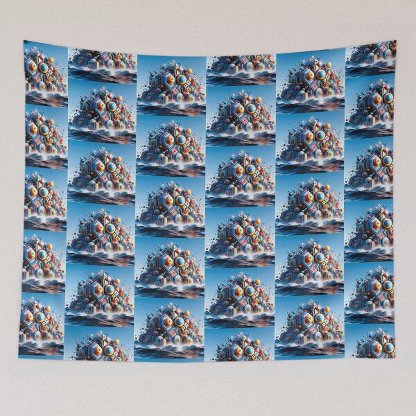 Item preview, colorful geometric decorative desighn designed and sold by Dogandesighn.