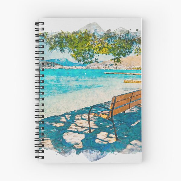 Item preview, Puerto Pollensa Mallorca Efecto Acuarela designed and sold by GG WALL ART.