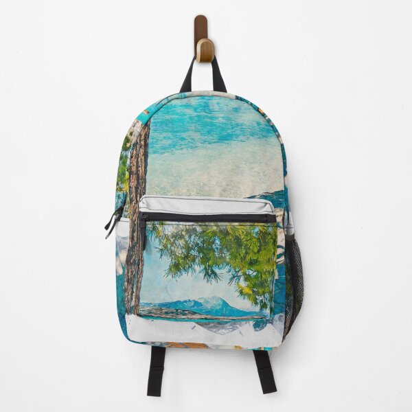 Item preview, Puerto Pollensa Mallorca Watercolour Effect designed and sold by GG WALL ART.