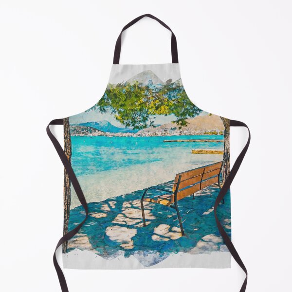 Item preview, Puerto Pollensa Mallorca Watercolour Effect designed and sold by GG WALL ART.