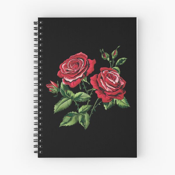Item preview, Red Rose Embroidery designed and sold by AlchemyColor.