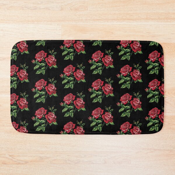 Item preview, Red Rose Embroidery designed and sold by AlchemyColor.