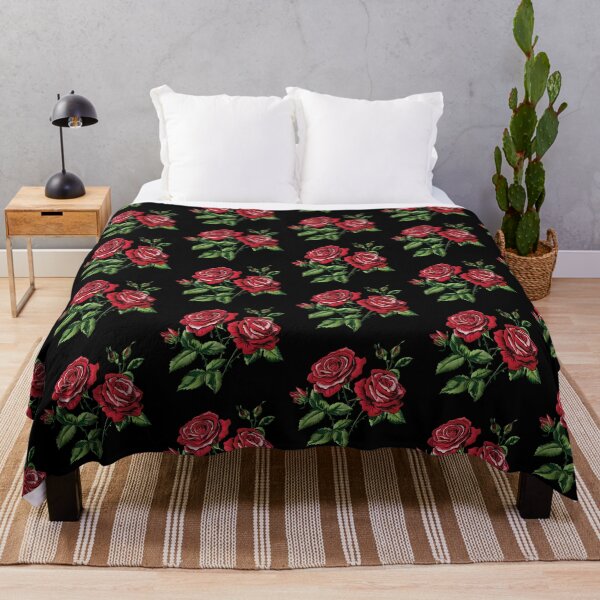 Item preview, Red Rose Embroidery designed and sold by AlchemyColor.