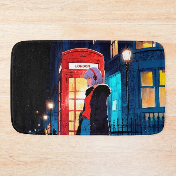 Item preview, London Neon Rain – Retro Urban Mood designed and sold by PitsFusion Retro Atlas.